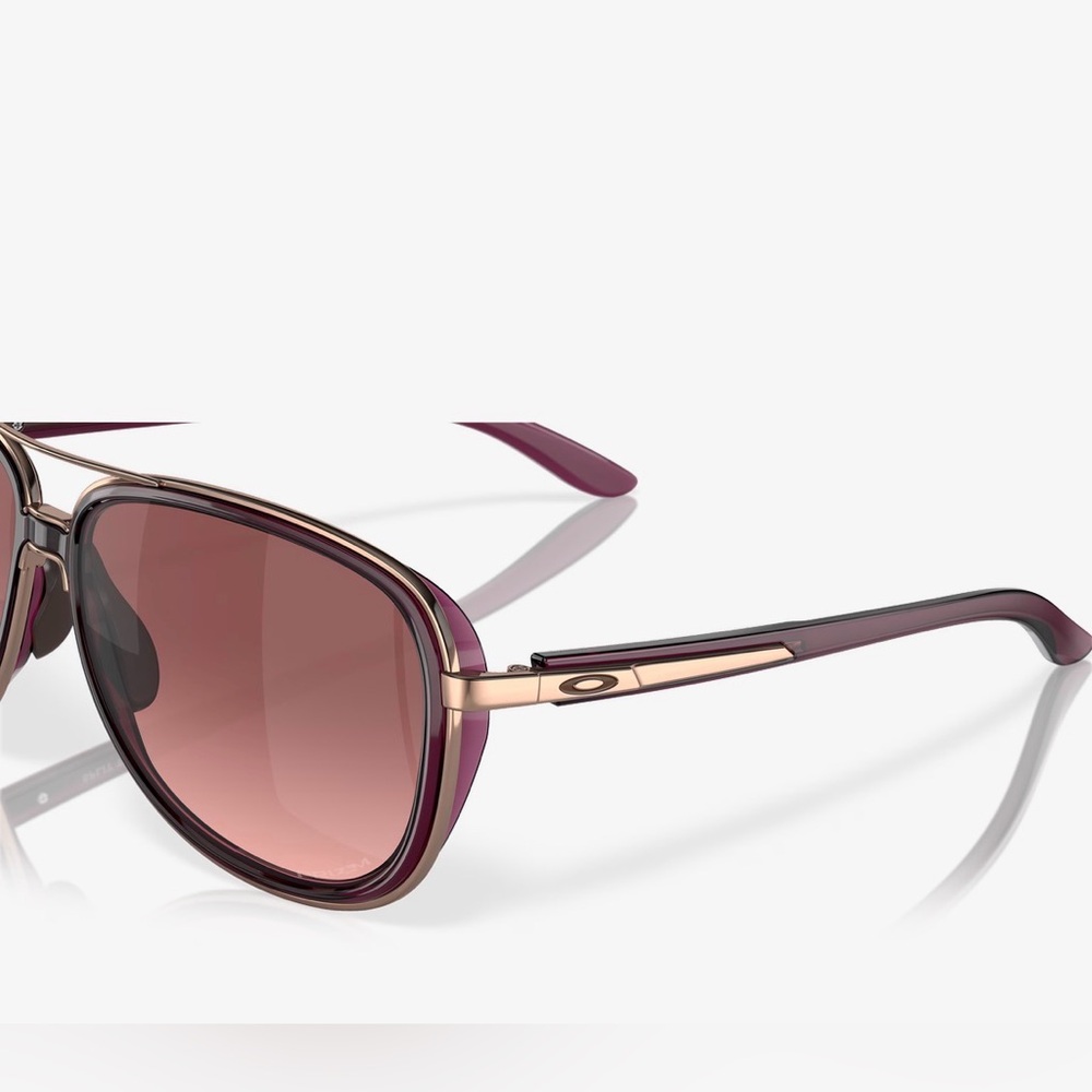 Oakley Women's Split Time Crystal Raspberry Sunglasses - Picture 4 of 9
